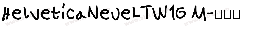 HelveticaNeueLTW1G M字体转换